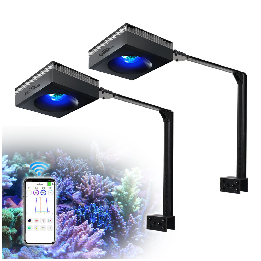 Marine X Aquarium - مصباح PopBloom RL90 LED لحوض الأسماك