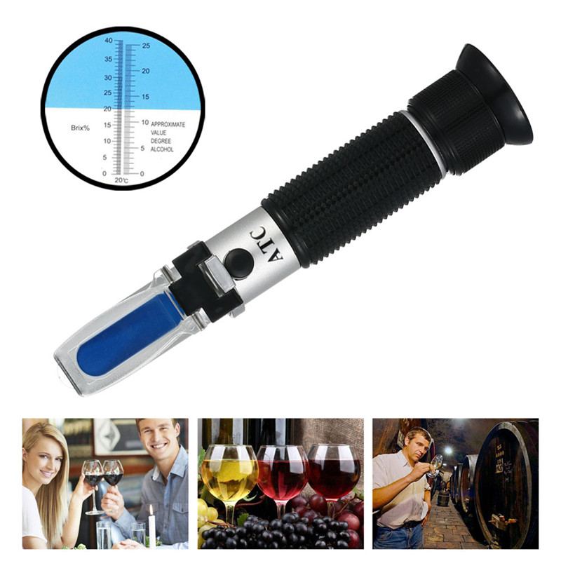 0-40% Brix 0-25% الكحول العنب  - مراجعة Marine Aquarium Refractometer وسعره