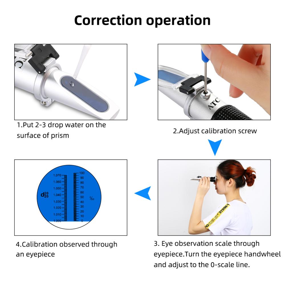 0-40% Brix 0-25% الكحول العنب  - مراجعة Marine Aquarium Refractometer وسعره
