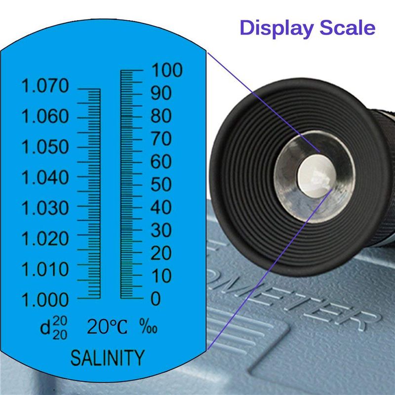 مقياس انكسار الملوحة 2X لمياه  - مراجعة Marine Aquarium Refractometer وسعره
