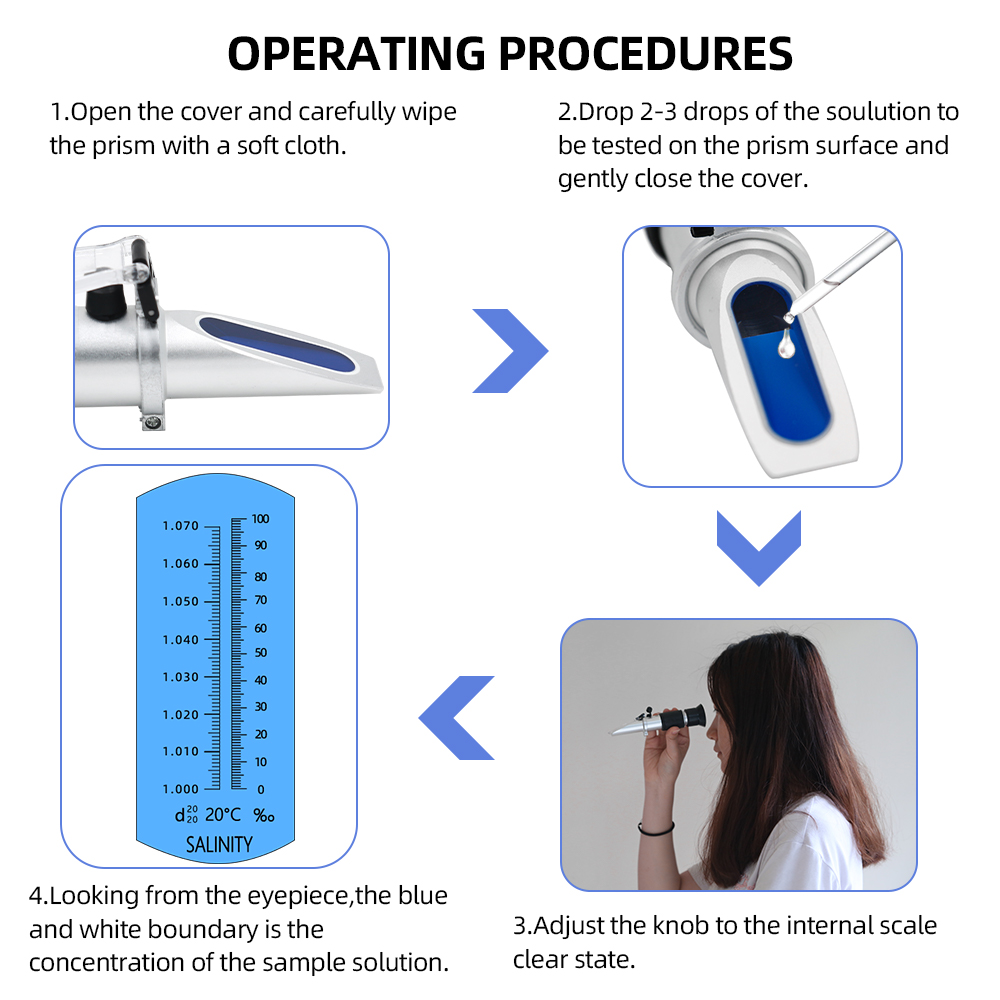 مقياس انكسار الملوحة 0-10% 1.0 - مراجعة Marine Aquarium Refractometer وسعره