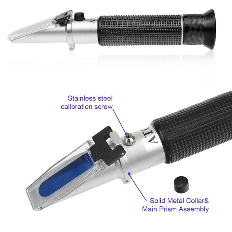 مقياس انكسار الملوحة A84E-2X ل - مراجعة Marine Aquarium Refractometer وسعره