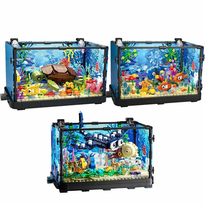 مجموعة مكعبات بناء حوض السمك م - مراجعة Aquarium And Marine وسعره