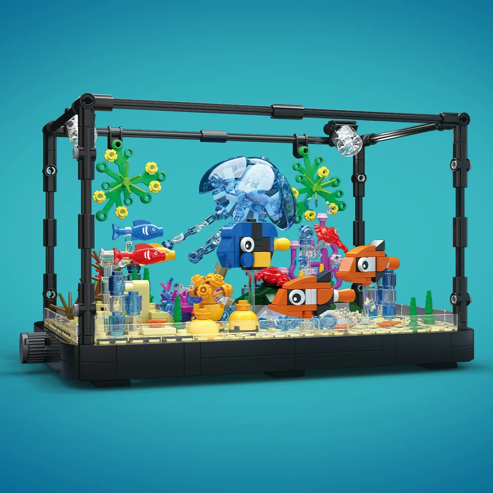 مجموعة مكعبات بناء حوض السمك م - مراجعة Aquarium And Marine وسعره