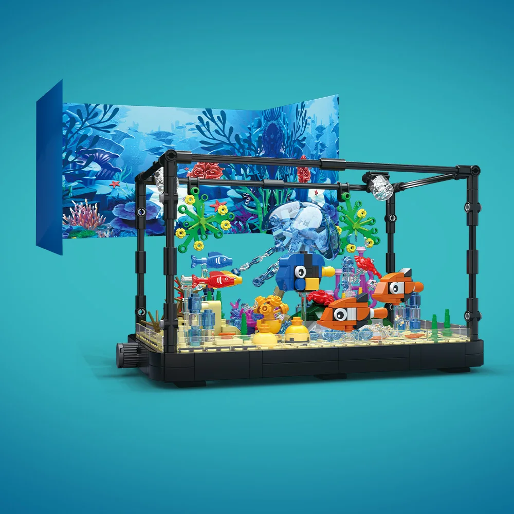 مجموعة مكعبات بناء حوض السمك م - مراجعة Aquarium And Marine وسعره