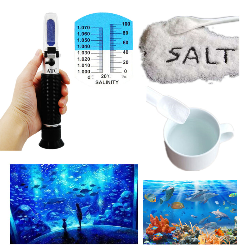 مقياس انكسار الملوحة 0-10% 1.0 - مراجعة Marine Aquarium Refractometer وسعره