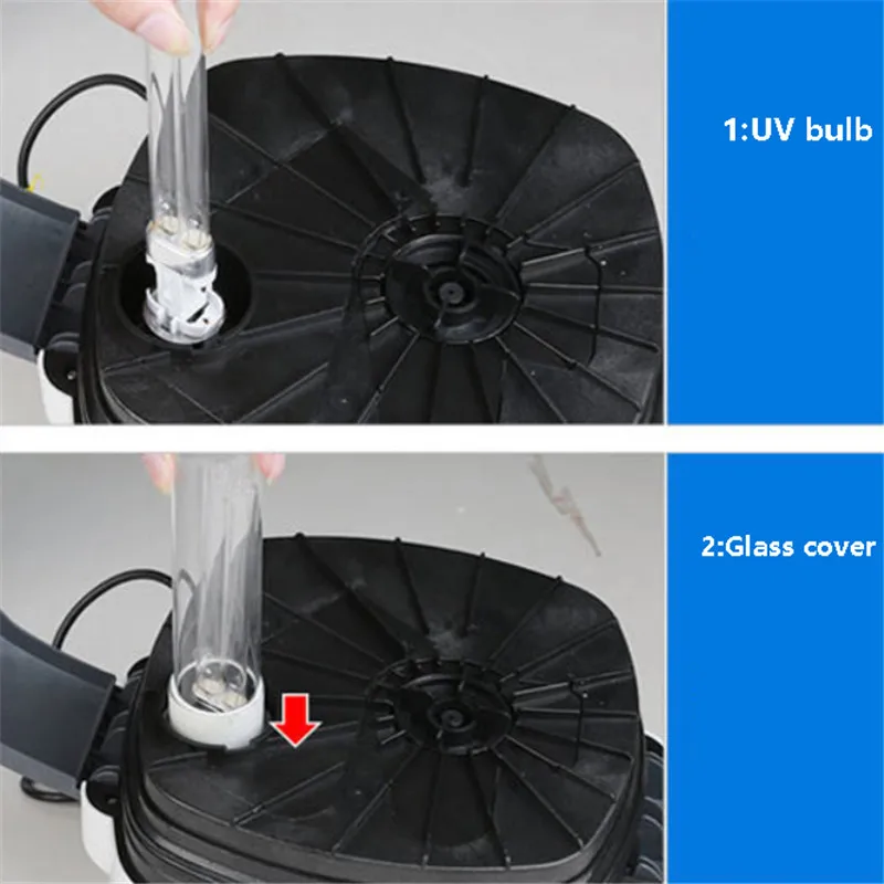 مضخة فلتر SUNSUN HW-5000 مع غط - مراجعة Marine Aquarium Uv وسعره