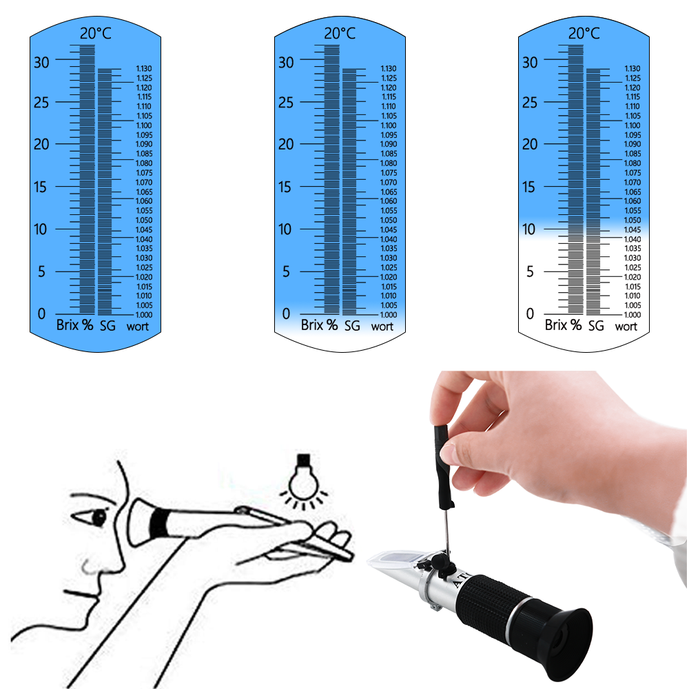 صندوق البيع بالتجزئة مقياس انك - مراجعة Marine Aquarium Refractometer وسعره