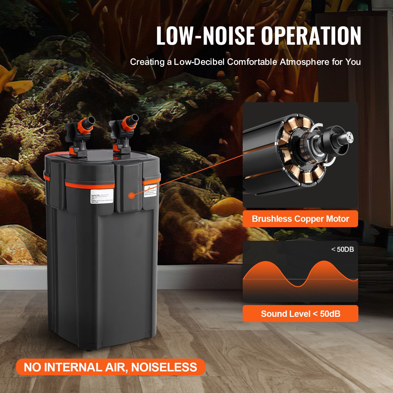 فلتر حوض السمك 528GPH، فلتر خا - مراجعة Marine Aquarium Uv وسعره