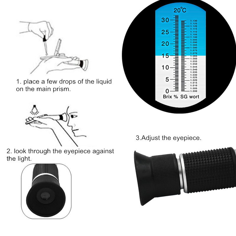 مقياس انكسار البيرة بركس المحم - مراجعة Marine Aquarium Refractometer وسعره